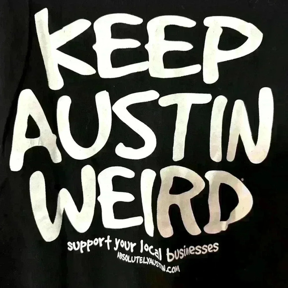 Vintage Harley Davidson Black T-Shirt Texas Cowboy Small “Keep Austin Weird” - Picture 3 of 5